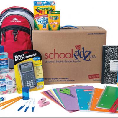 Books and other school supplies to return to school