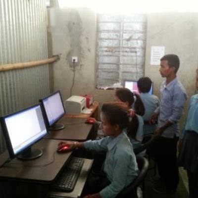 Computer training for volunteers